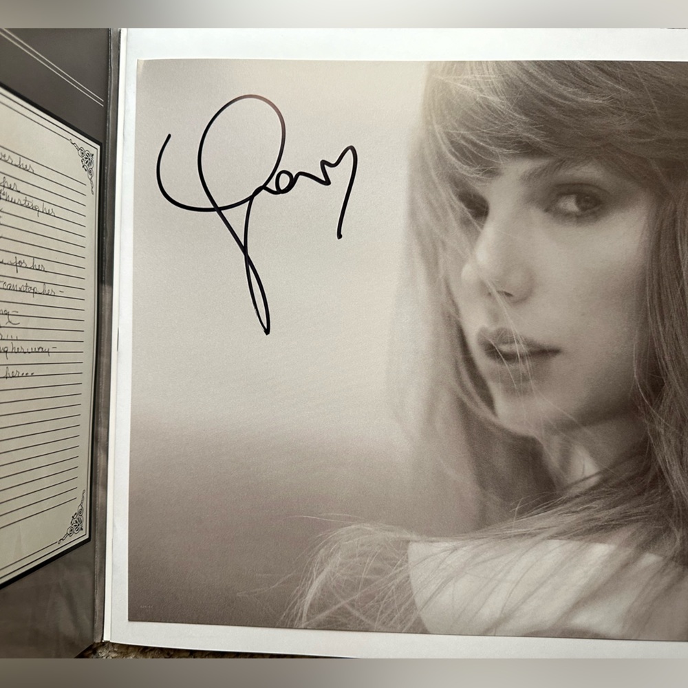 Taylor Swift Signed Tortured Poets Department Vinyl